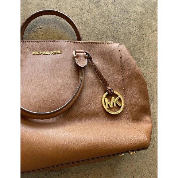 Michael Kors Womens Jet Set Chain Soft Genuine Leather Shoulder Tote Bag - Picture 6 of 16